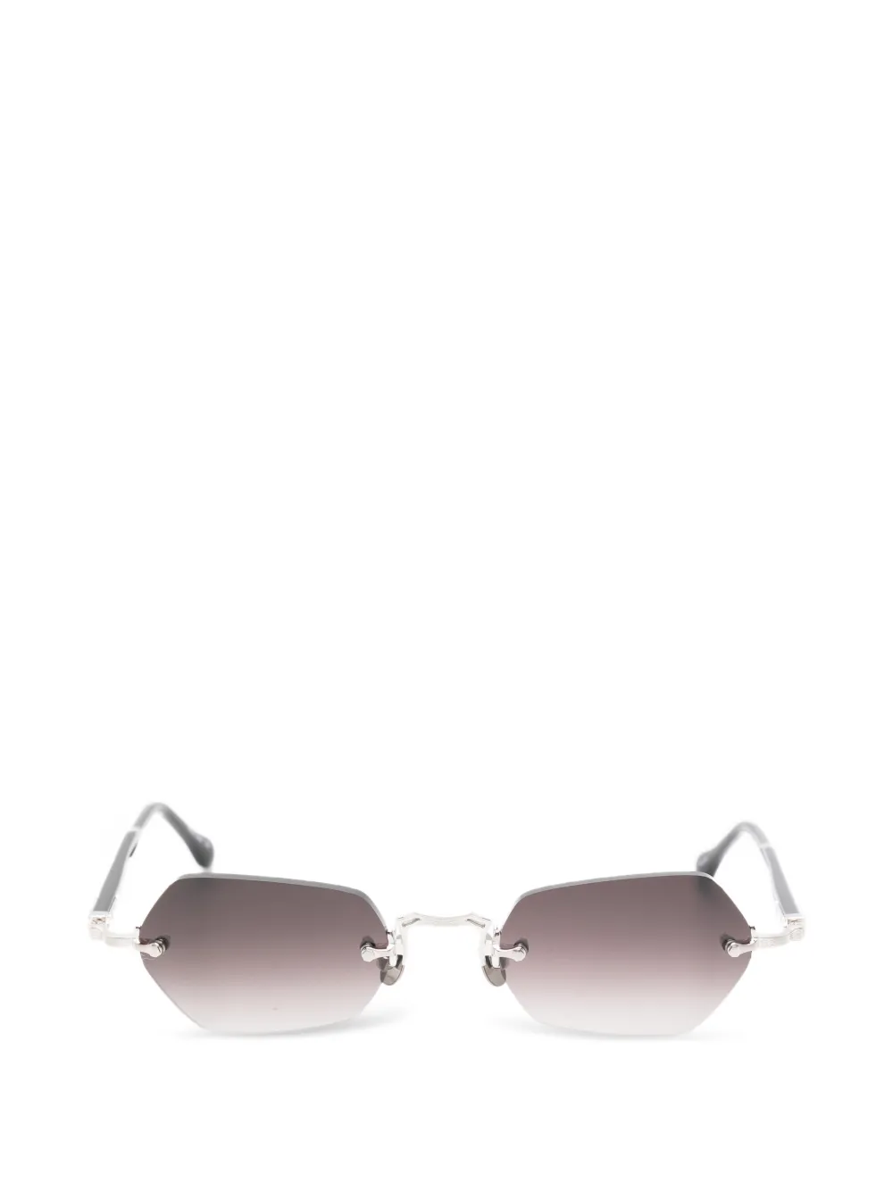 Matsuda geometric rimless sunglasses - Nero
