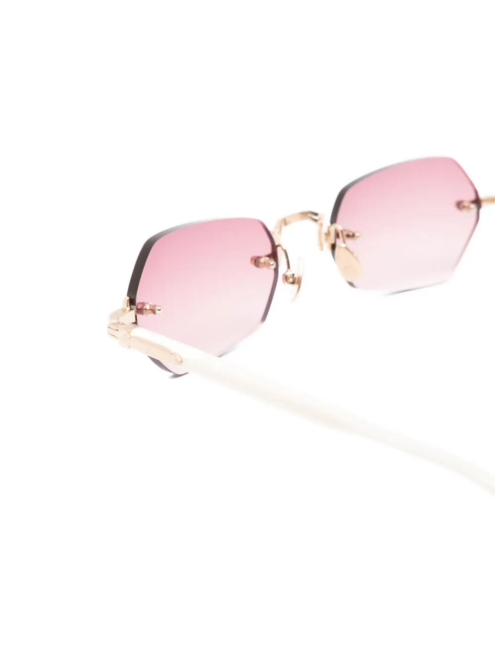  Matsuda Geometric-frame Sunglasses - Gold 