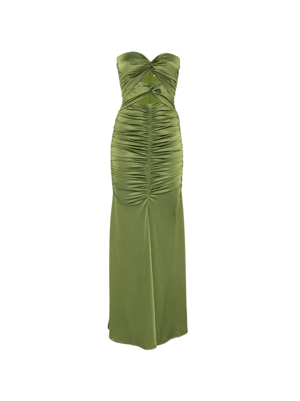 Essentiel Antwerp knot-detail midi dress - Verde