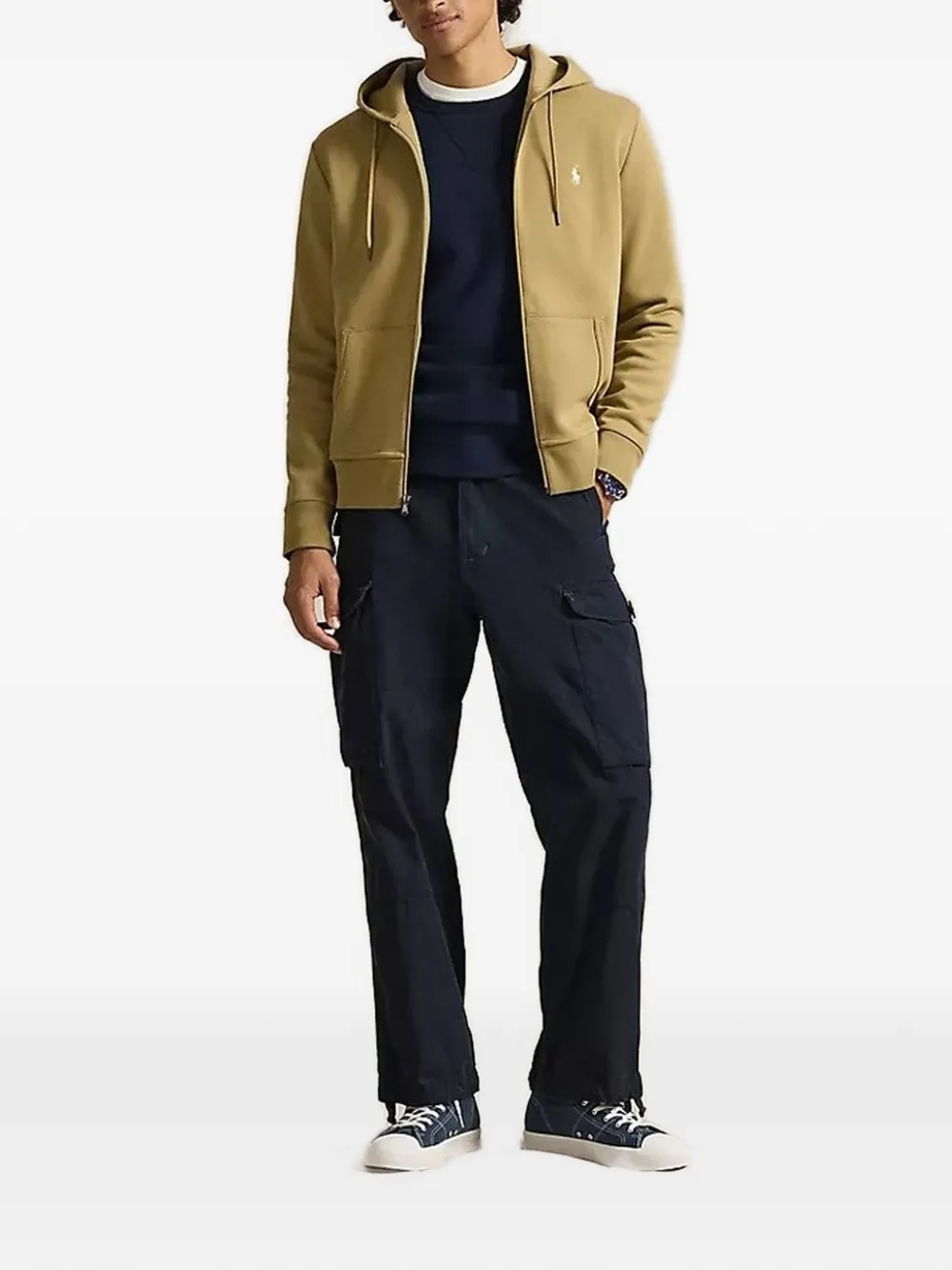 Polo Ralph Lauren Hoodie met rits Beige