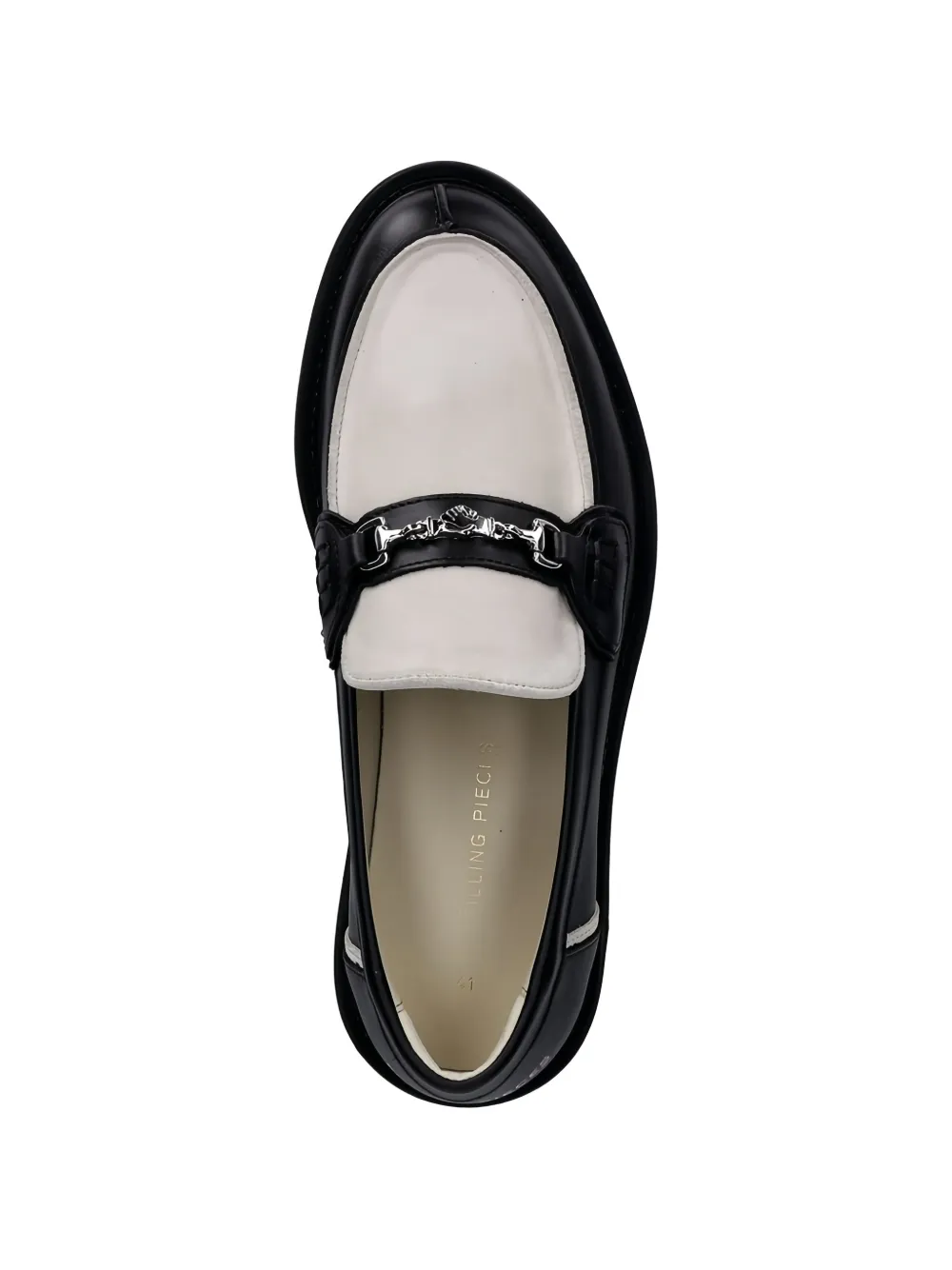 Filling Pieces logo-detail loafers Zwart