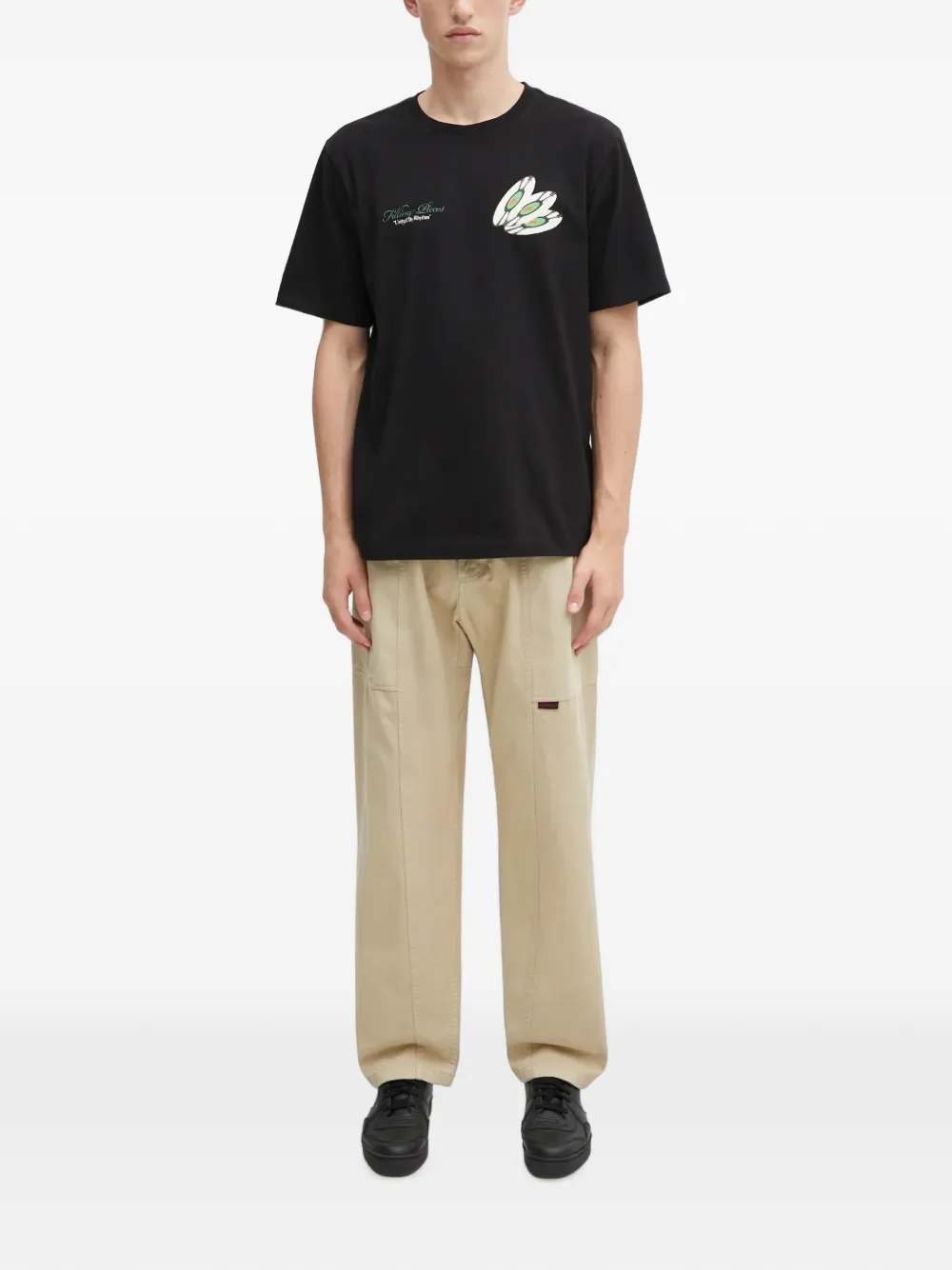 Filling Pieces T-shirt met print Zwart