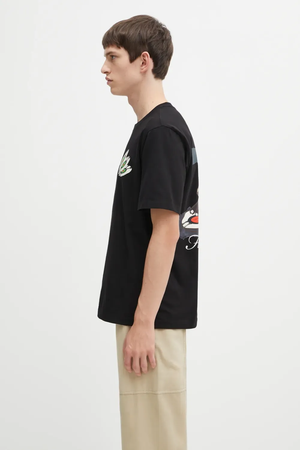 Filling Pieces T-shirt met print Zwart