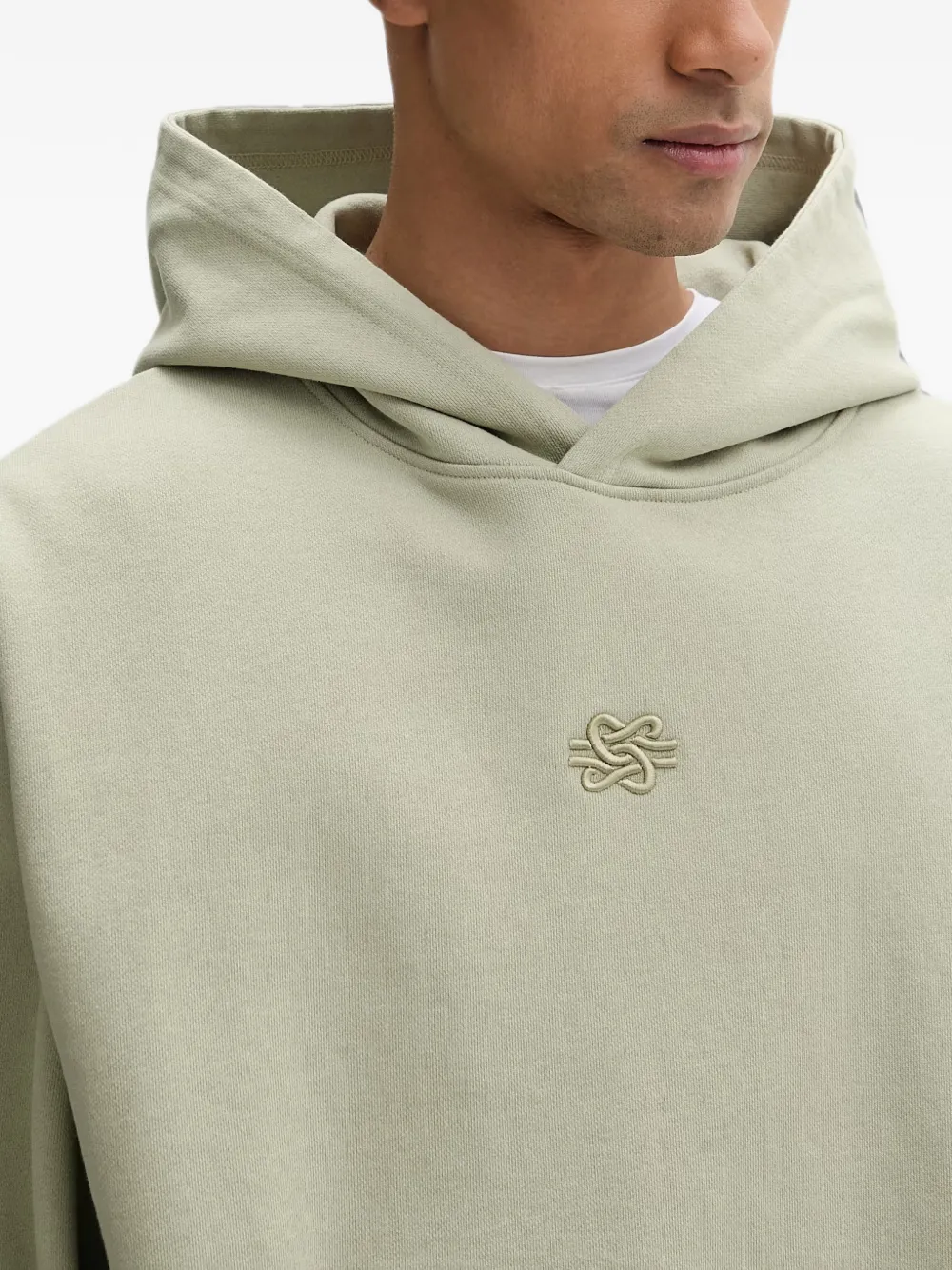 Filling Pieces kangaroo-pocket hoodie Groen