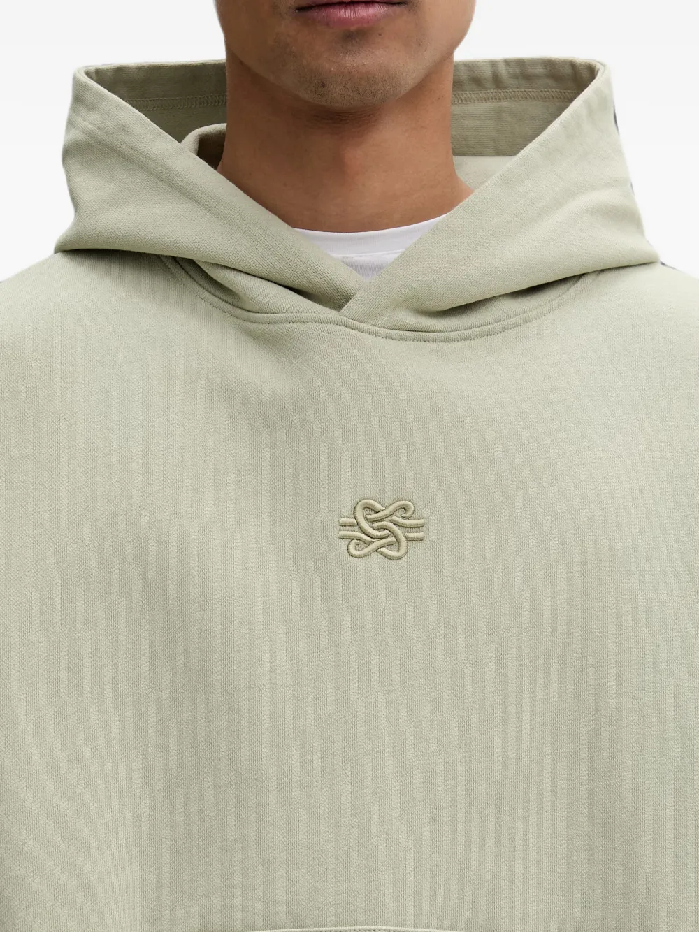 Filling Pieces kangaroo-pocket hoodie Groen