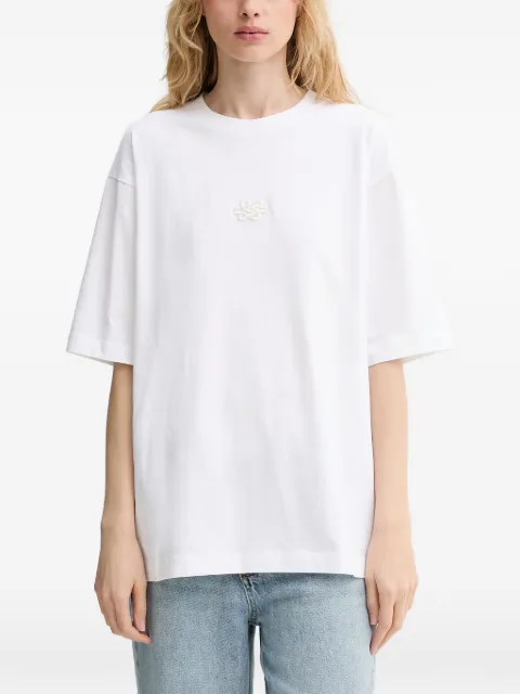 Filling Pieces embroidered-logo T-shirt