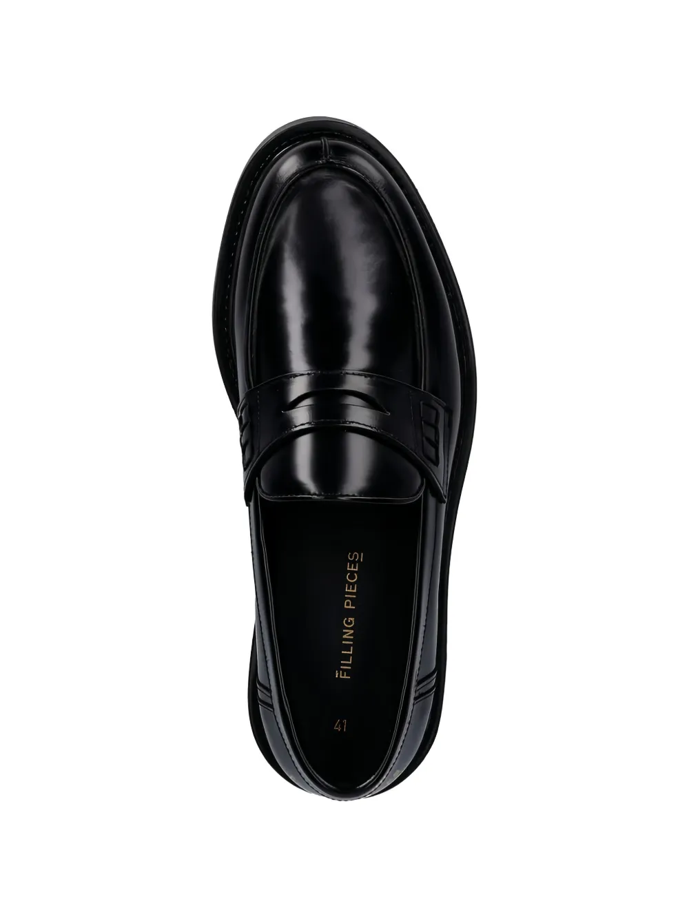 Filling Pieces Polido panelled loafers Zwart