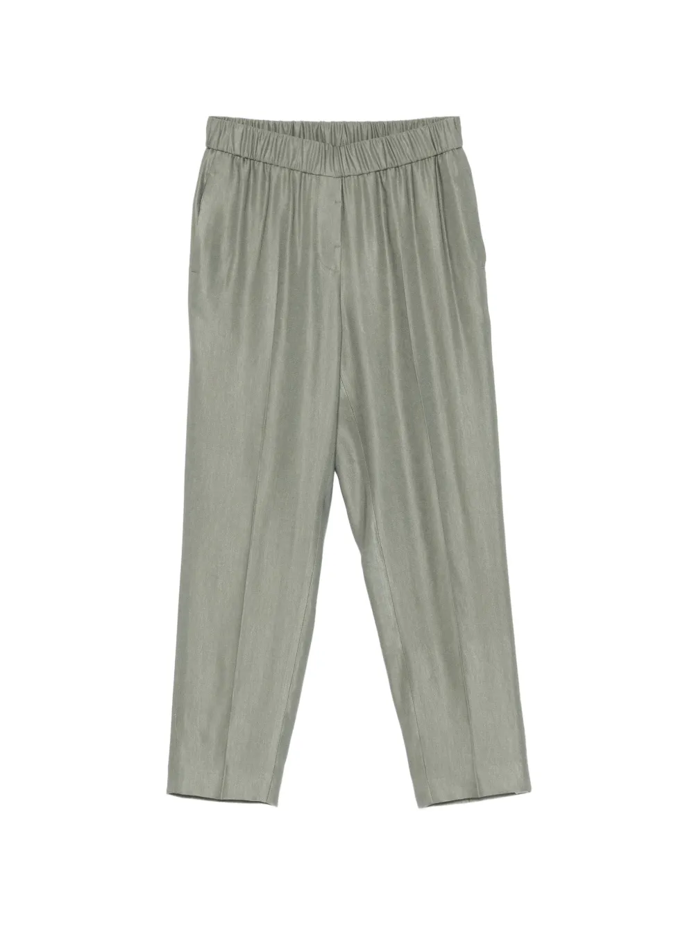 Peserico elasticated-waistband trousers - Verde