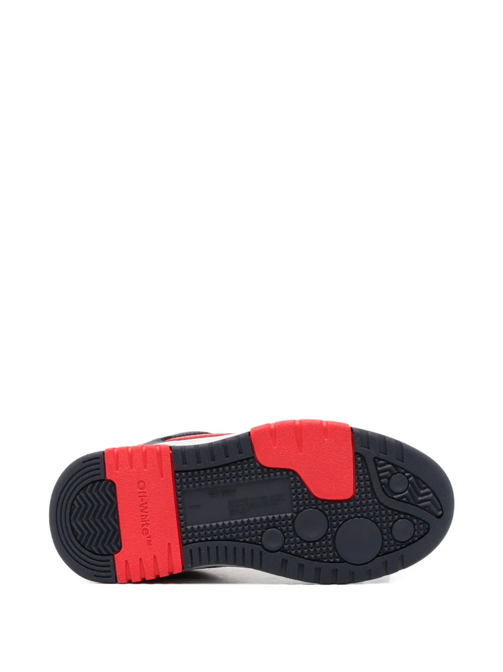 Off-White Kids The Out Of Office sneakers met Arrow-patroon Blauw