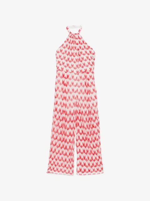Missoni Kids jumpsuit con cuello halter