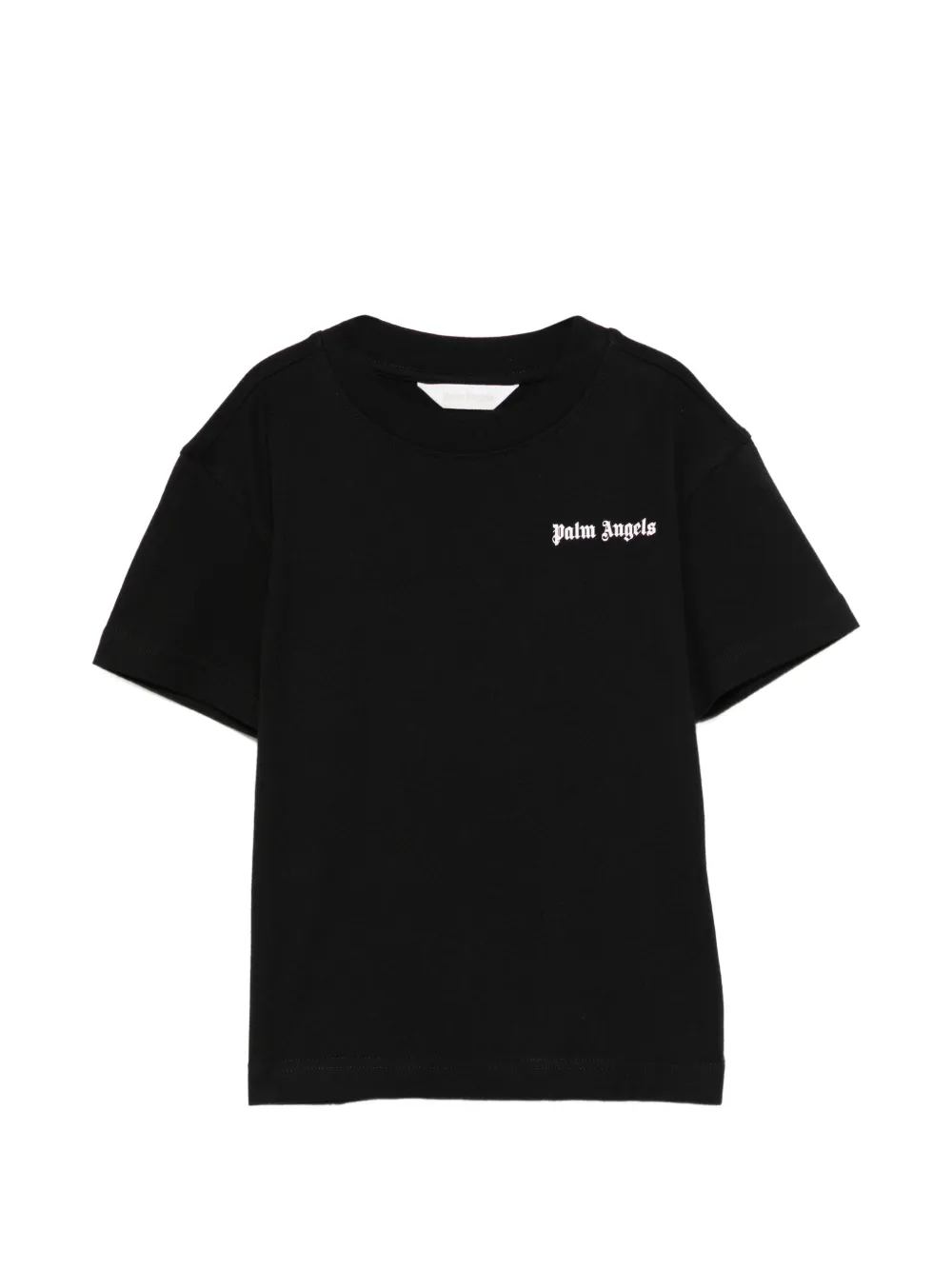 Palm Angels Kids logo-print T-shirt - Nero