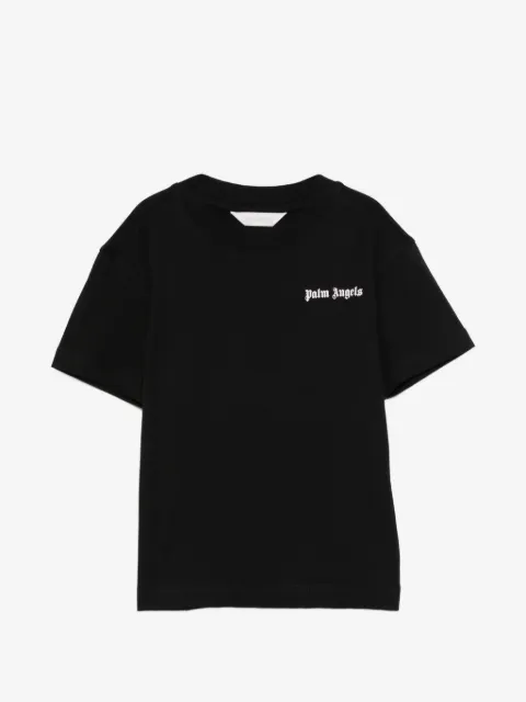 Palm Angels Kids playera con logo estampado