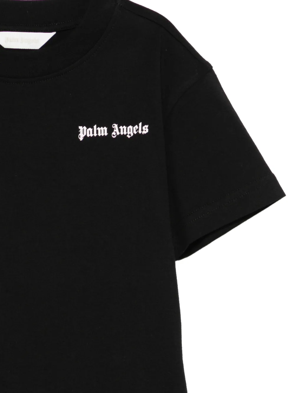 Palm Angels Kids T-shirt met logoprint Zwart