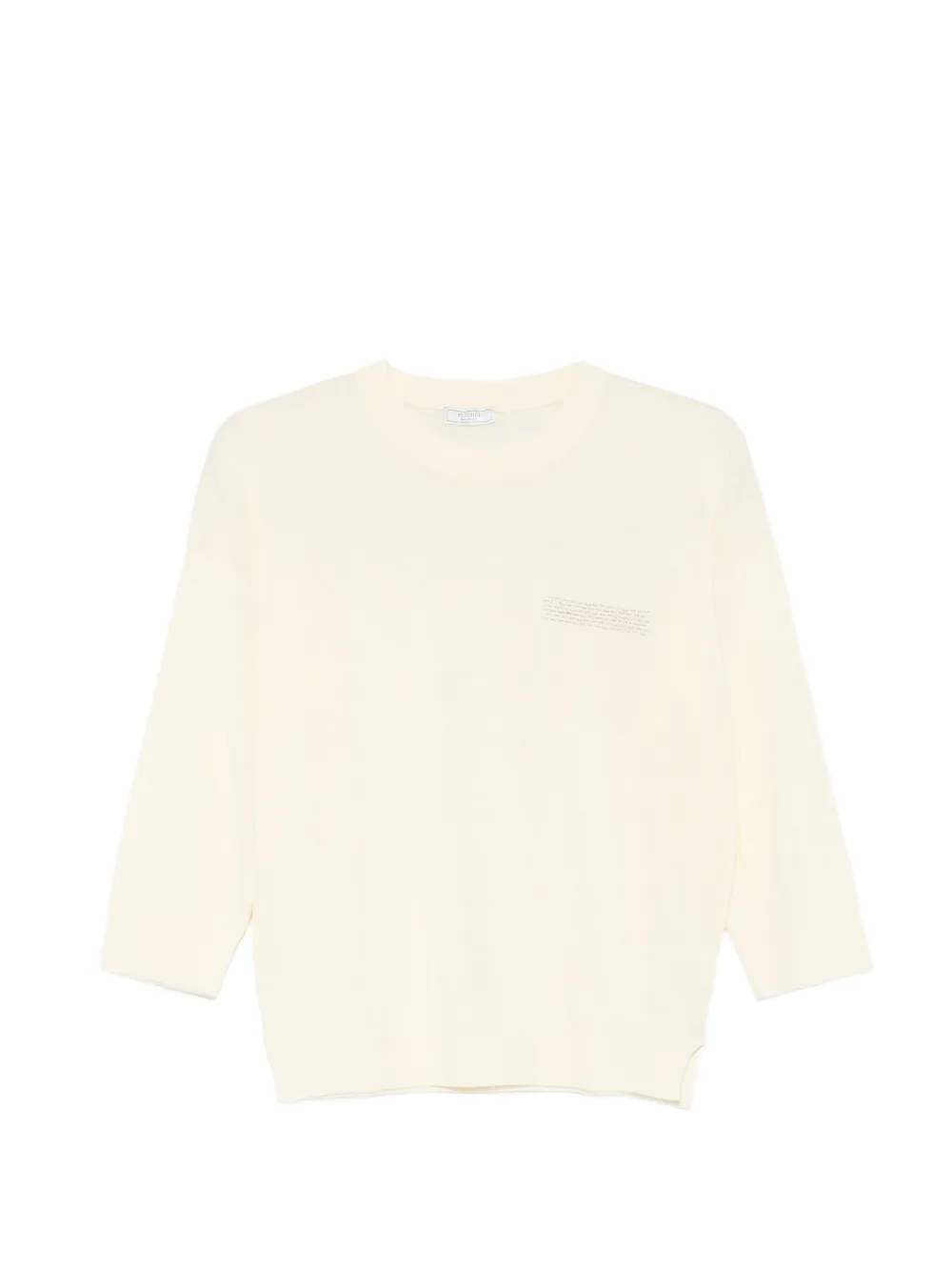 Peserico round-neck top - Giallo