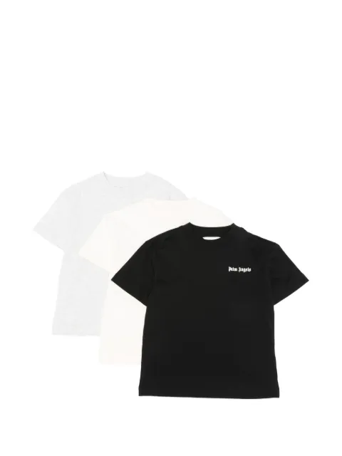 Palm Angels Kids logo T-shirts (set of three)