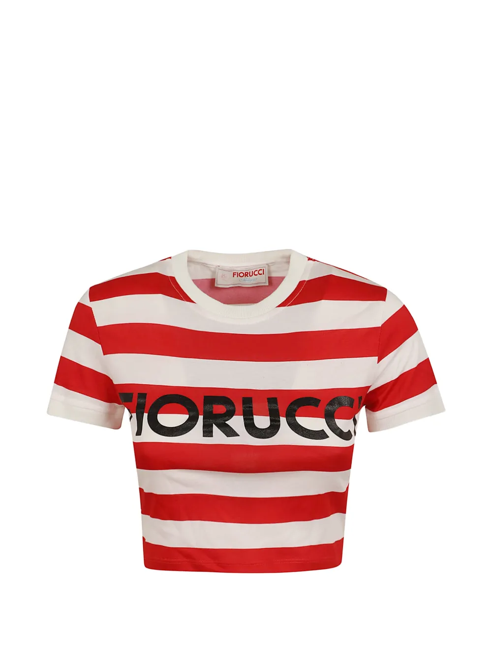 Fiorucci striped short-sleeve T-shirt - Rosso