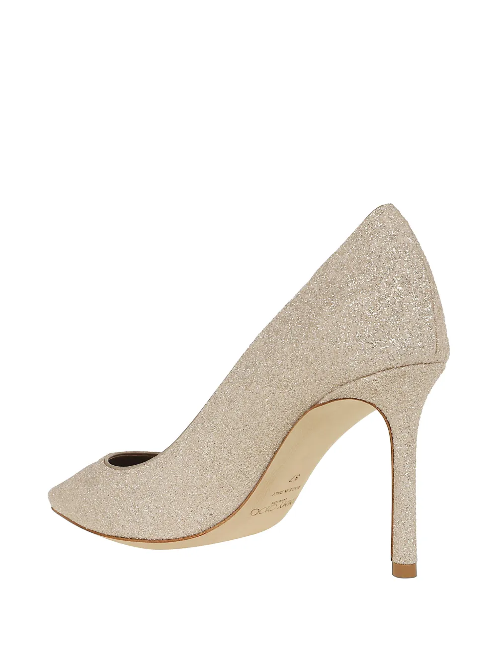 Jimmy Choo Metallic pumps met hak Beige