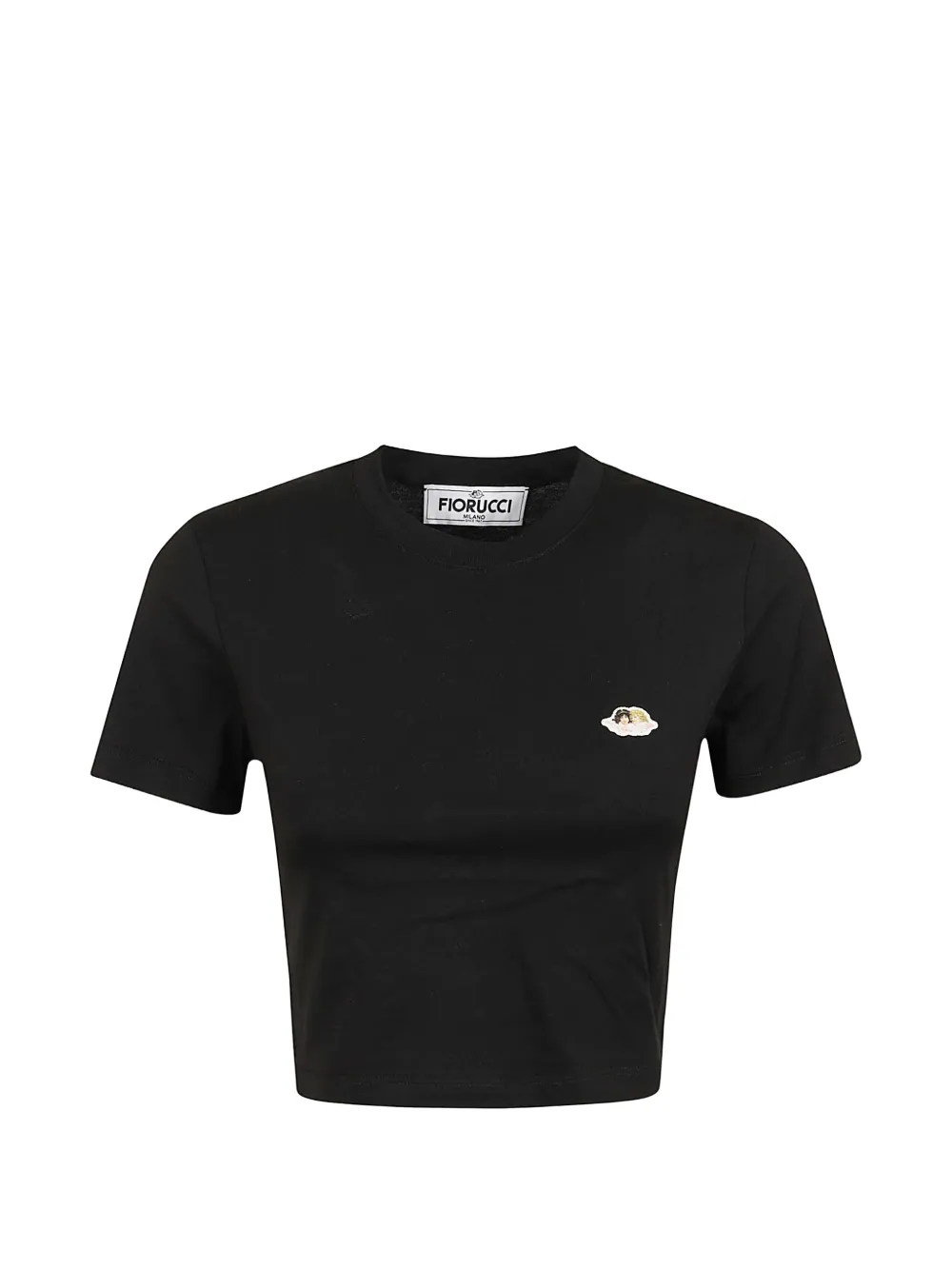 Fiorucci angels-patch T-shirt - Nero