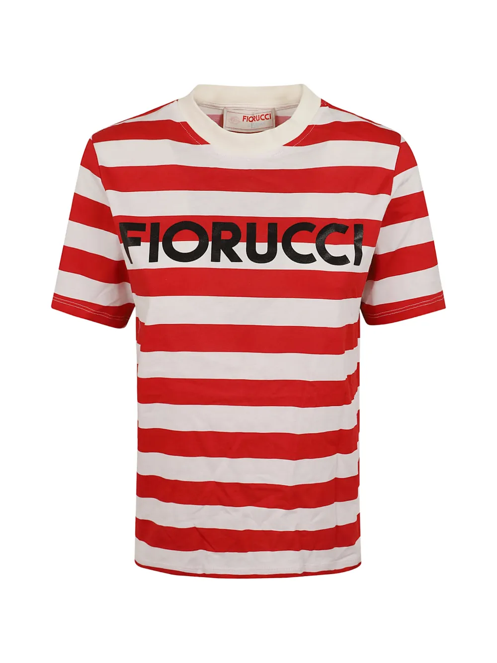 Fiorucci striped short-sleeve T-shirt - Rosso
