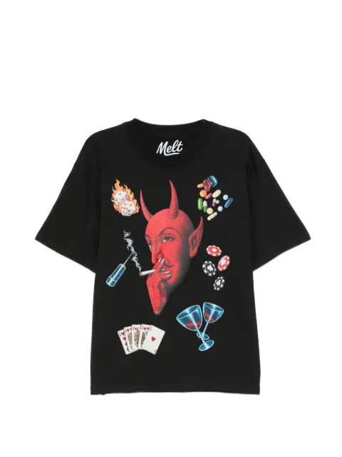 Melt graphic-print T-shirt
