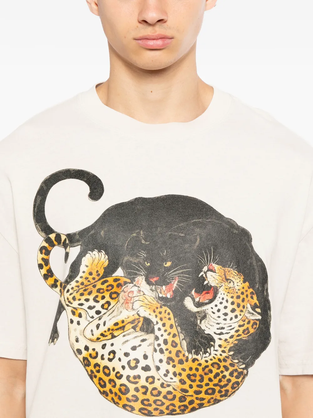 Melt アニマルプリント Tシャツ | ニュートラル | FARFETCH JP