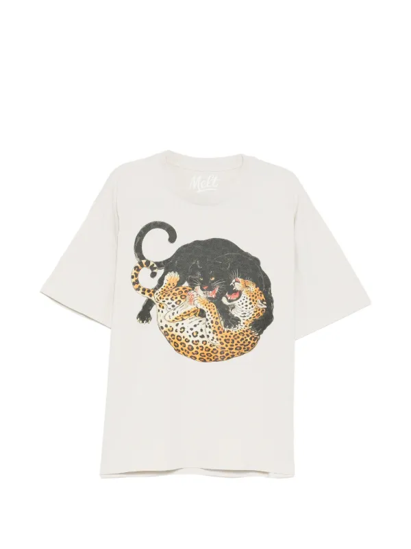 Melt アニマルプリント Tシャツ | ニュートラル | FARFETCH JP