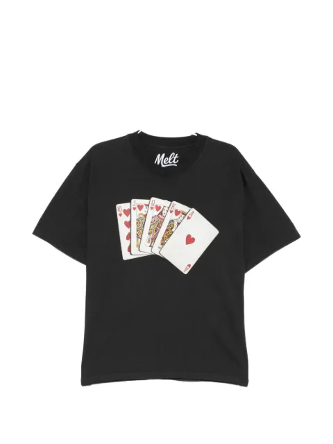 Melt graphic-print T-shirt