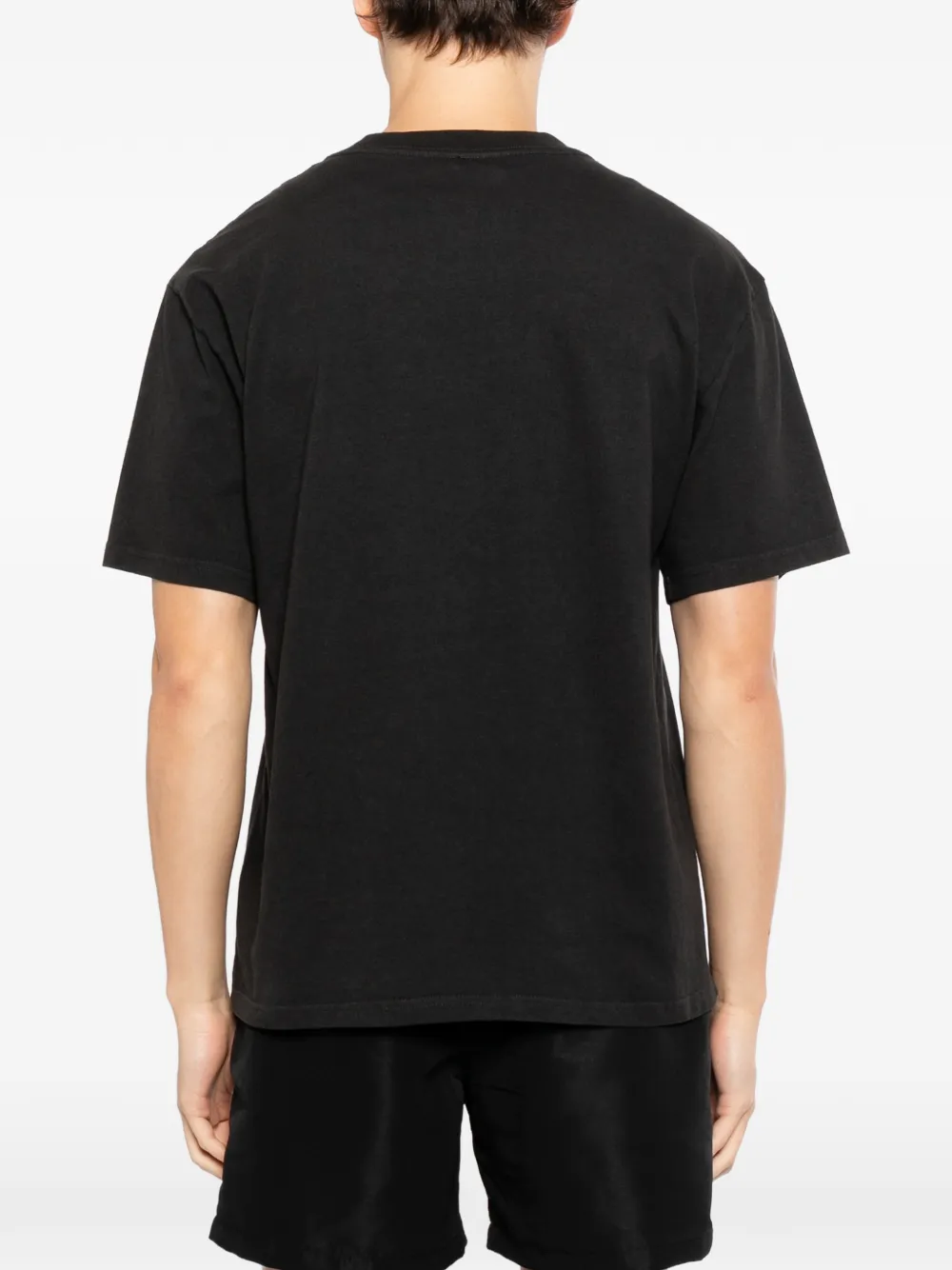 Melt T-shirt met grafische print Zwart