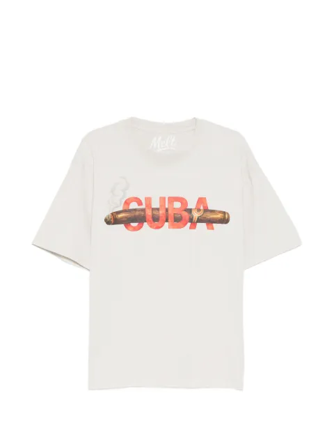 Melt cigar-print T-shirt