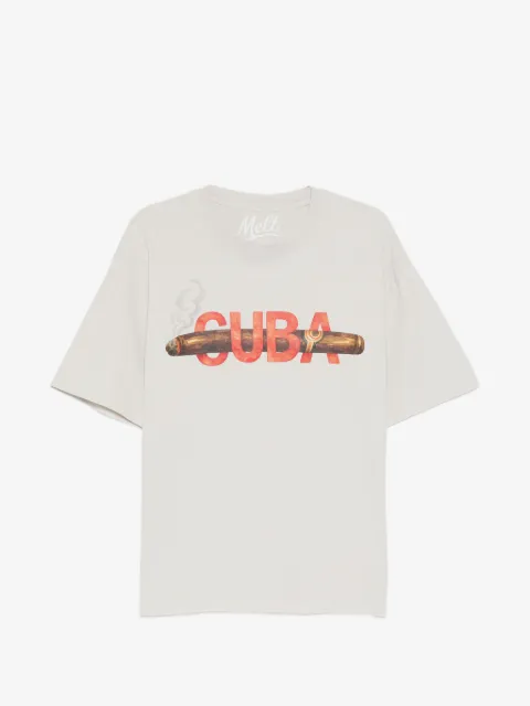 Melt cigar-print T-shirt