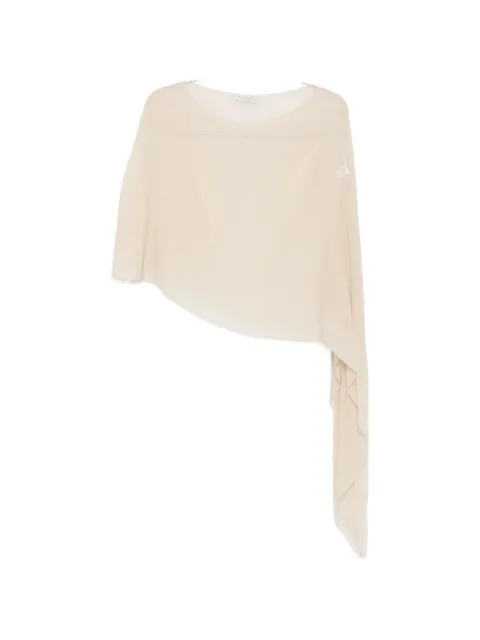 Antonelli Melone asymmetric draped top