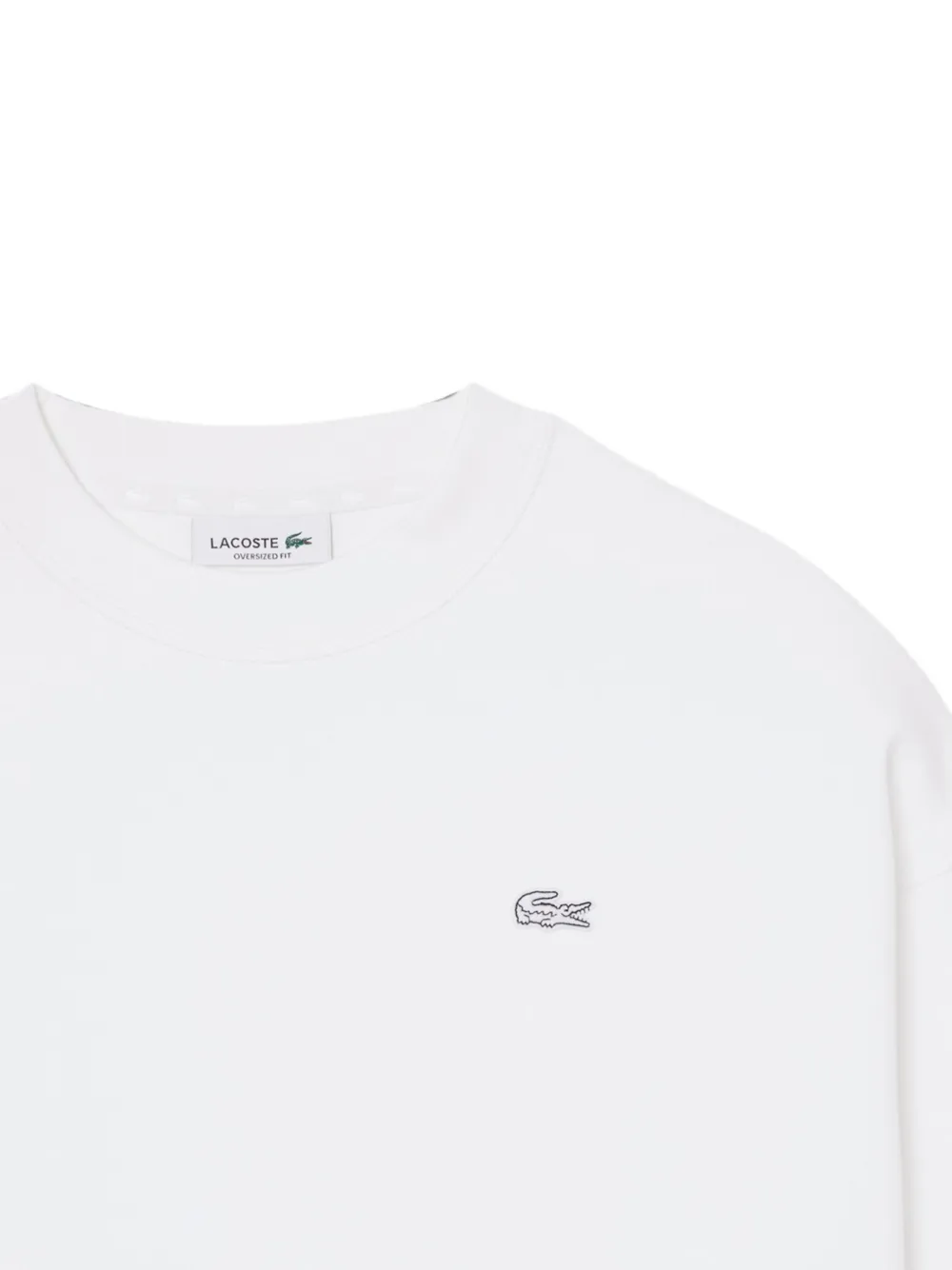 Lacoste Sweater met ronde hals Wit