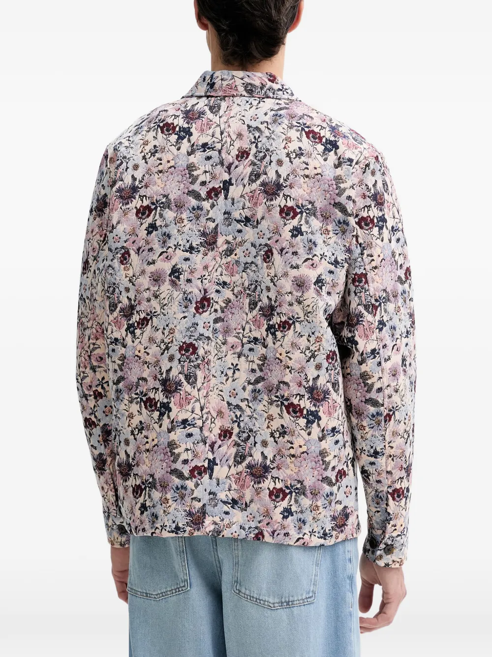 Les Deux Hugh jack met bloemen-print Beige