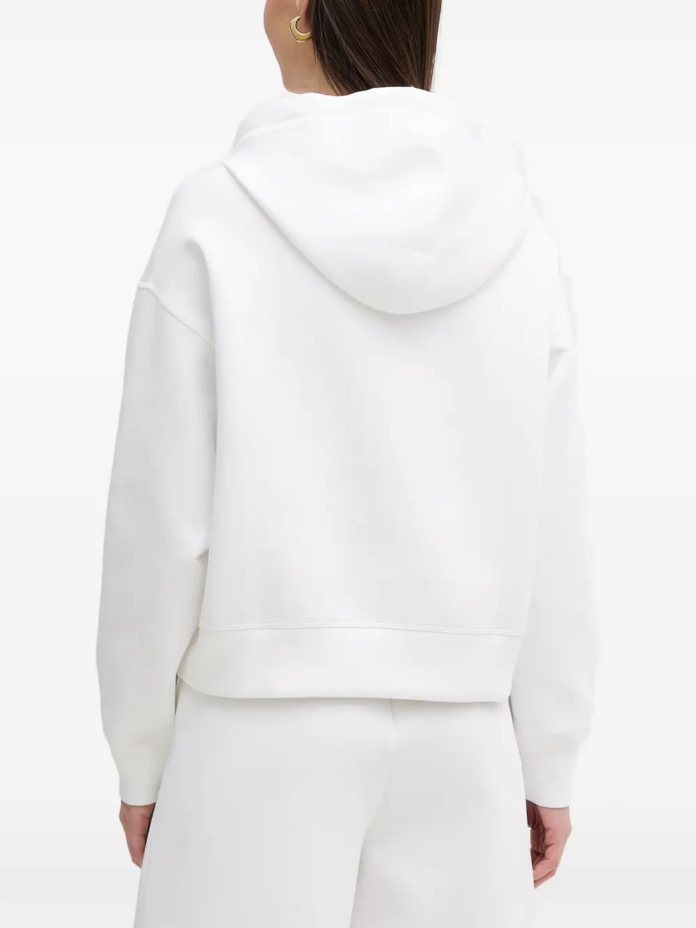Lacoste Hoodie met trekkoord Wit