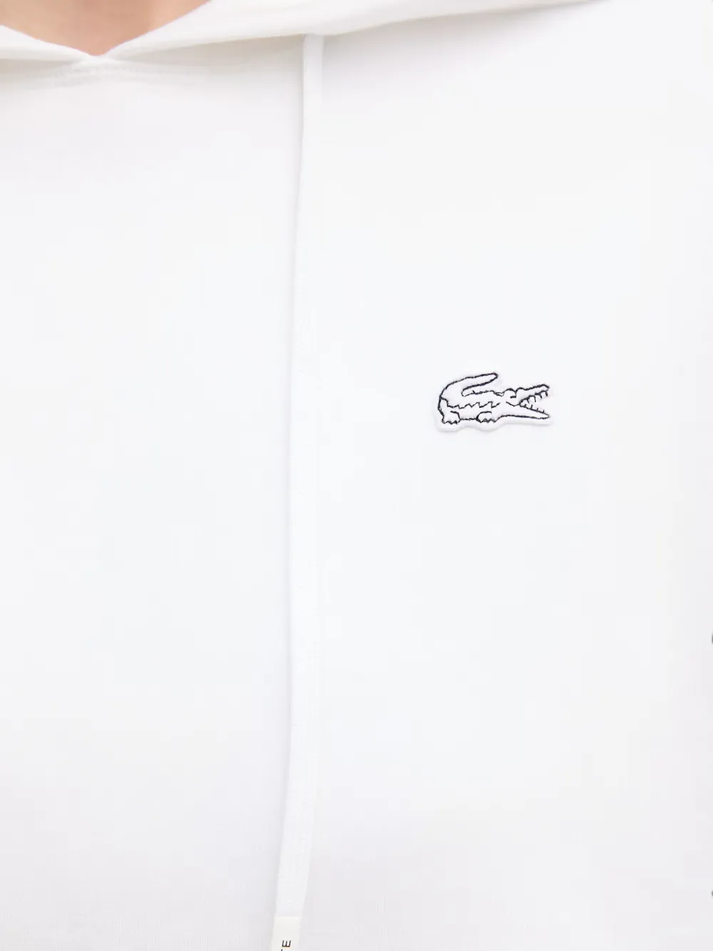 Lacoste Hoodie met trekkoord Wit