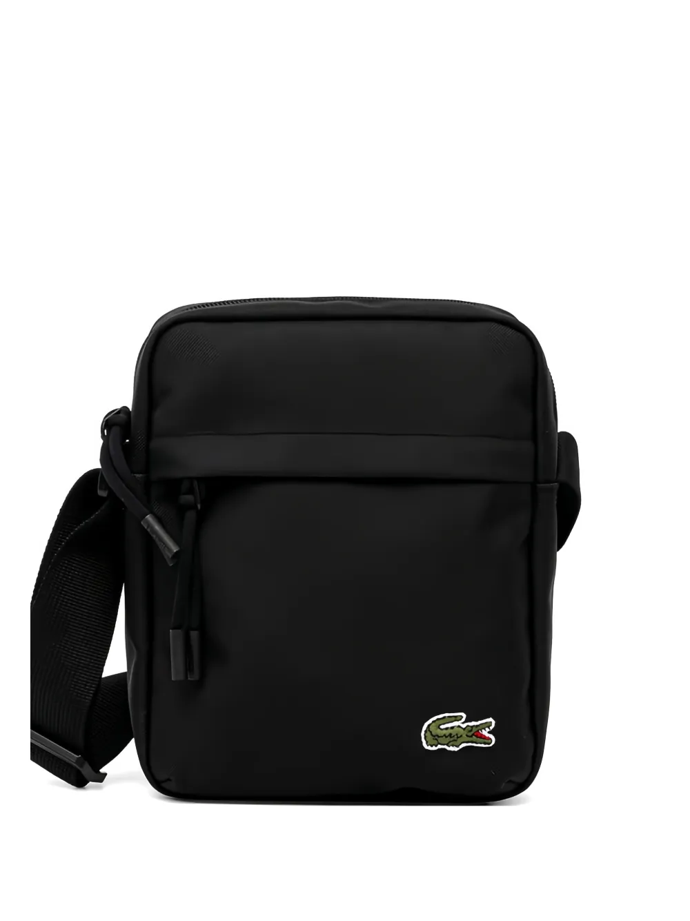 Lacoste Borsa a tracolla con applicazione - Nero