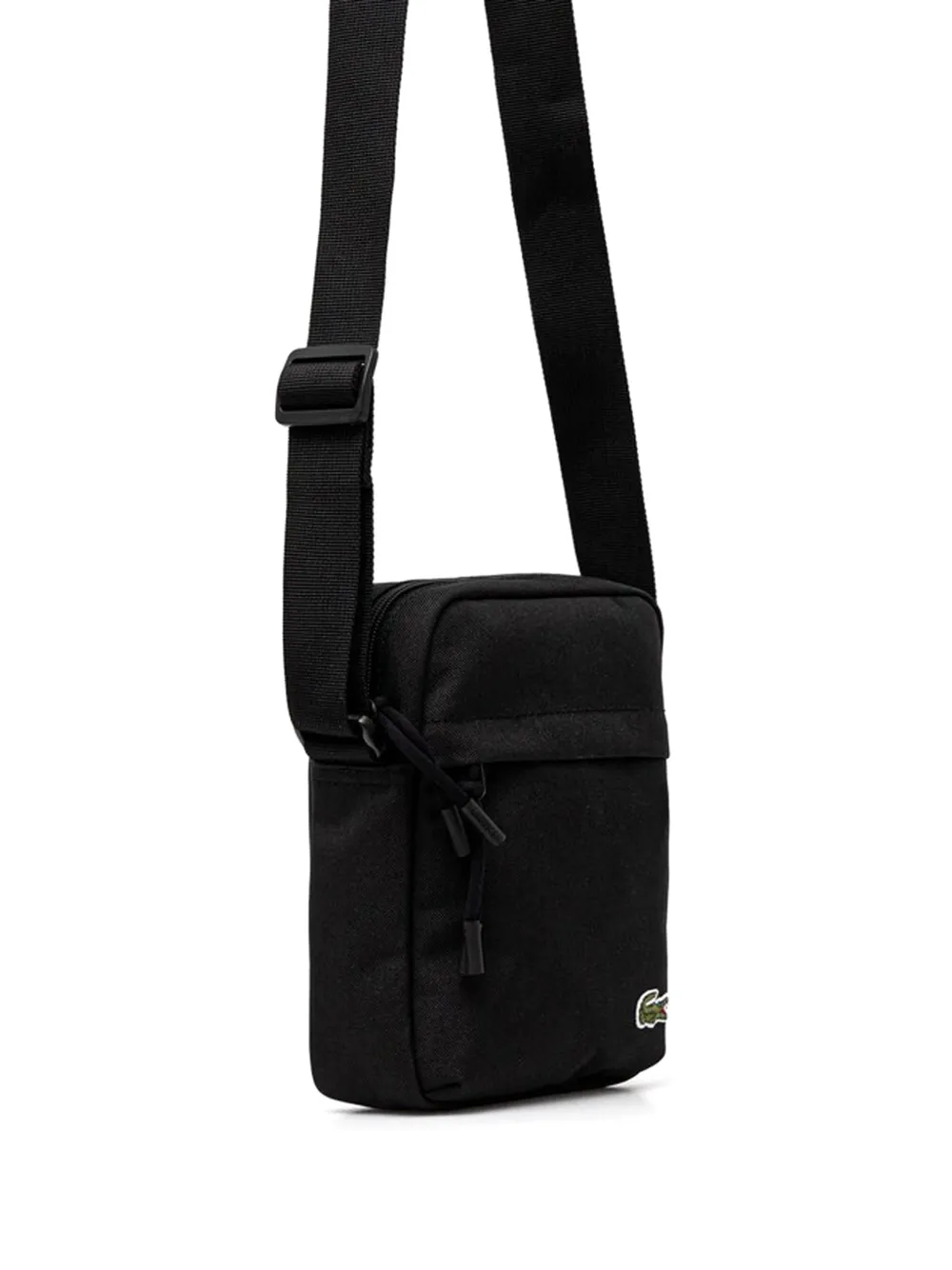 Lacoste Crossbodytas met logo-applicaite Zwart
