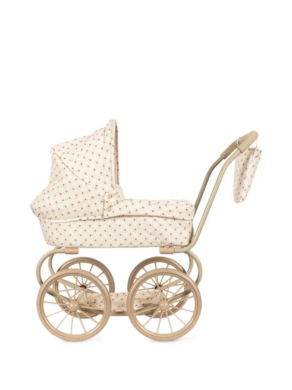 Konges Sløjd floral toy pram - Nude