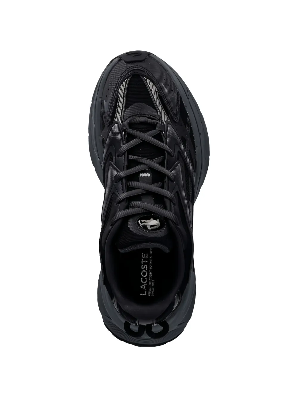 Lacoste logo-detail sneakers Zwart