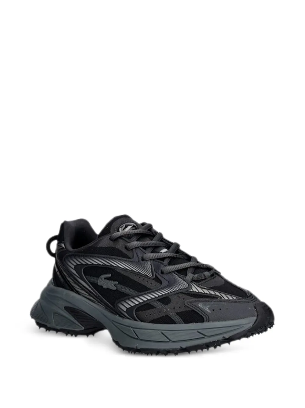 Lacoste logo-detail sneakers Zwart