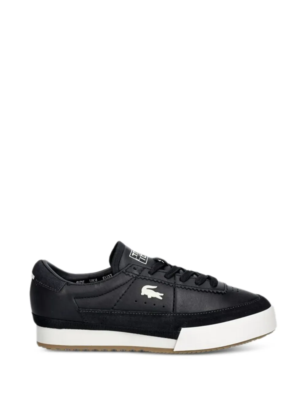 Lacoste Aura leather sneakers Zwart