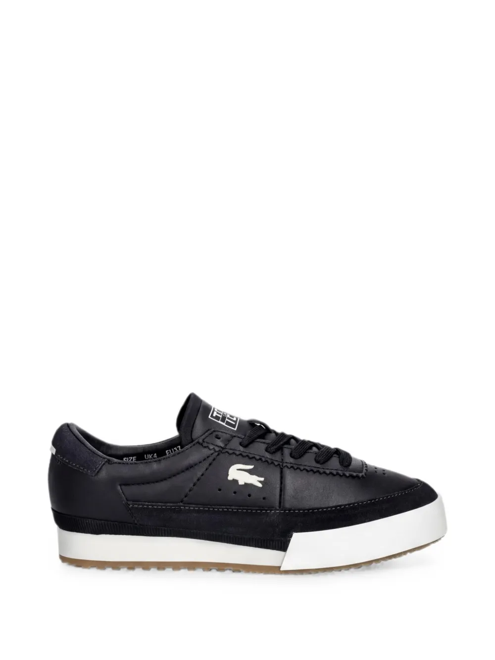Lacoste Aura leren sneakers Zwart