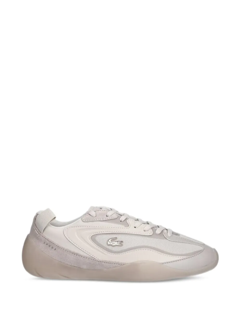 Lacoste panelled sneakers Beige