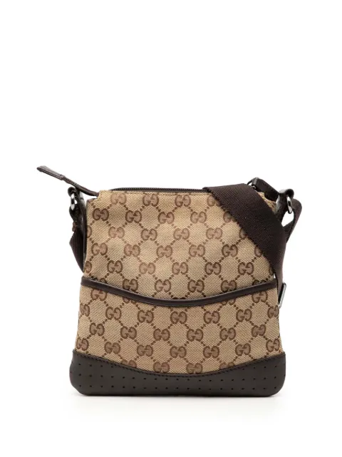 Gucci Pre-Owned 2016-2025 Small GG Canvas Perforated crossbody bag
