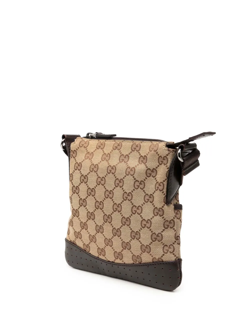 2016-2025 Small Gg Canvas Perforated Crossbody Bag