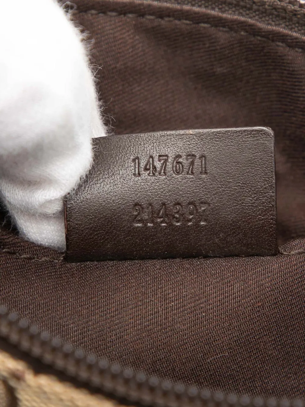 2016-2025 Small Gg Canvas Perforated Crossbody Bag