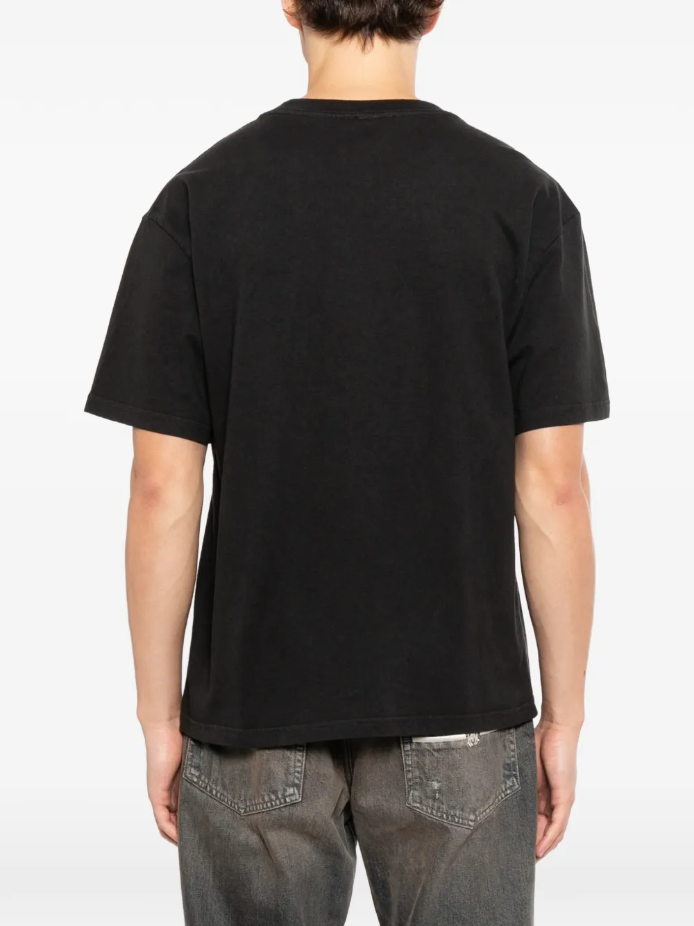 Melt T-shirt met grafische print Zwart
