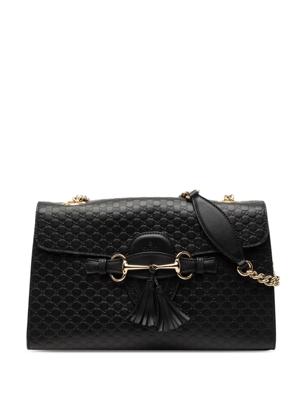 Gucci Pre-Owned 2016-2025 Medium Microguccissima Emily shoulder bag - Nero