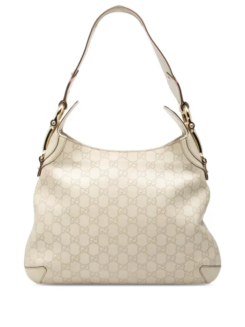 Gucci Pre-Owned 2000-2015 Guccissima Horsebit Creole hobo bag