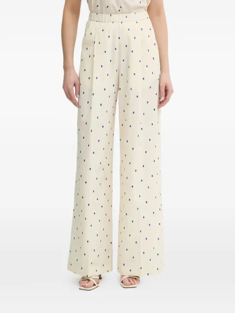Forte Forte teardrop-print trousers